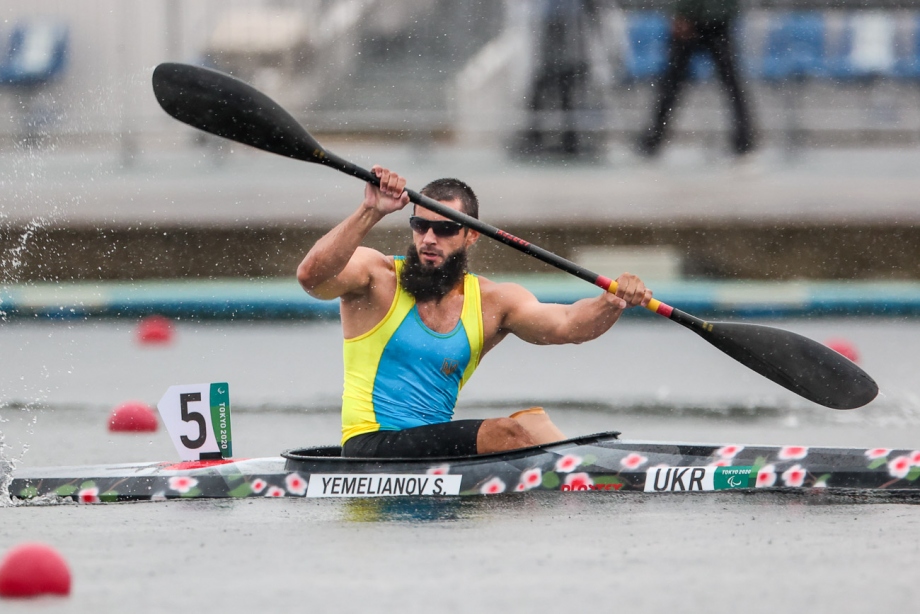 Ukraine Serhii Yemelianov paracanoe Tokyo Paralympics 2021