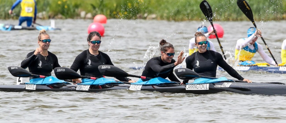 New Zealand women K4 Poznan 2019