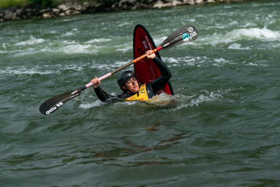 Ottilie Robinson-Shaw canoe freestyle kayak 2025 Plattling squirt 2