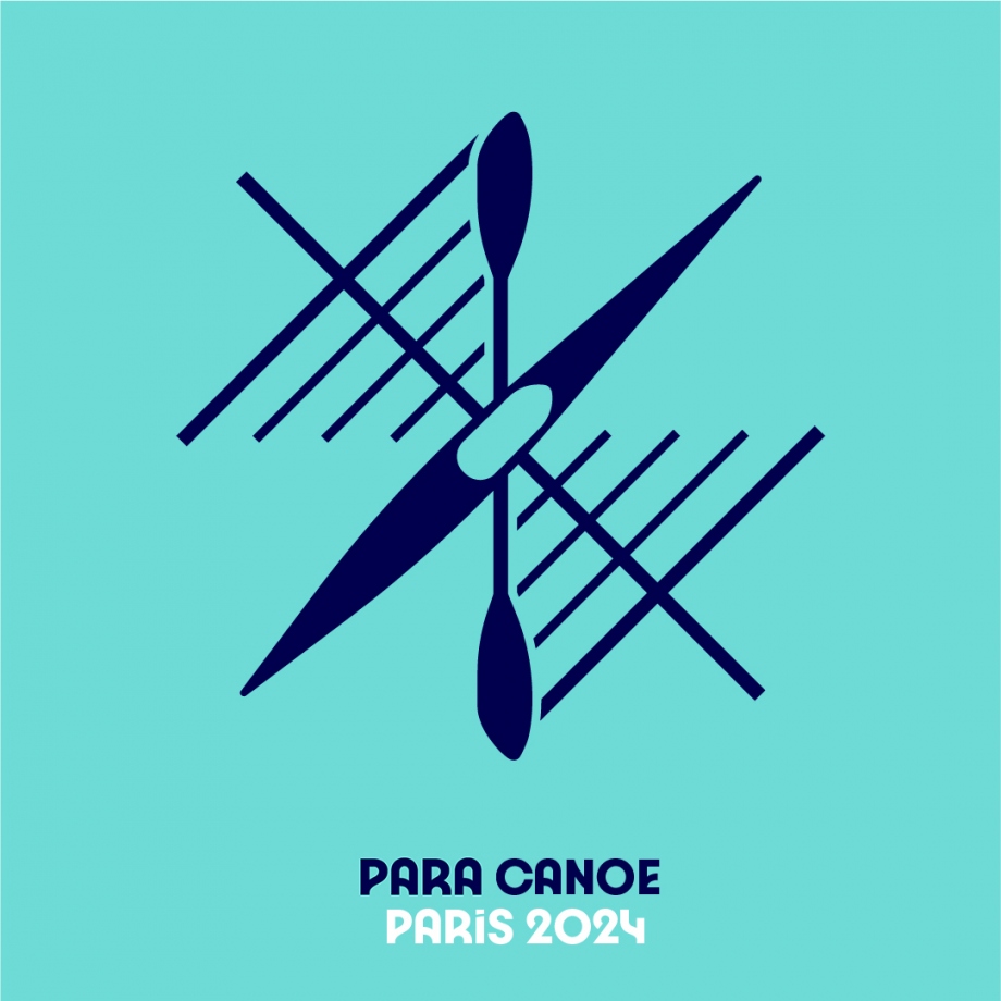 Paris 2024 Paralympic Games Pictogram Paracanoe