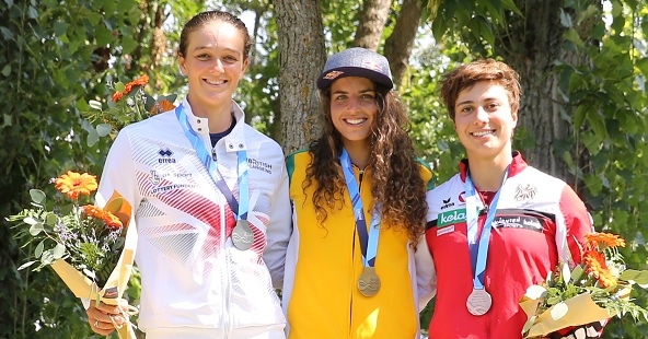 podium C1W 2018 ICF CS WORLD CUP FINAL LA SEU