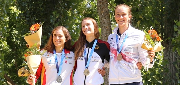 podium K1W 2018 ICF CS WORLD CUP FINAL LA SEU