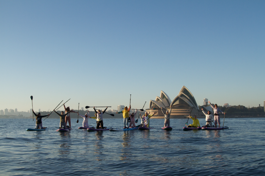 SheSUPs community paddling 
