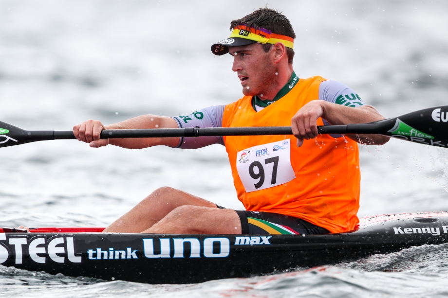 South Africa Kenneth Rice canoe ocean racing