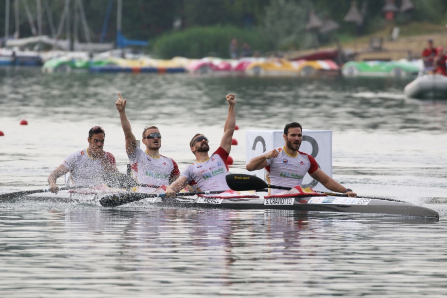 Spain men K4 European