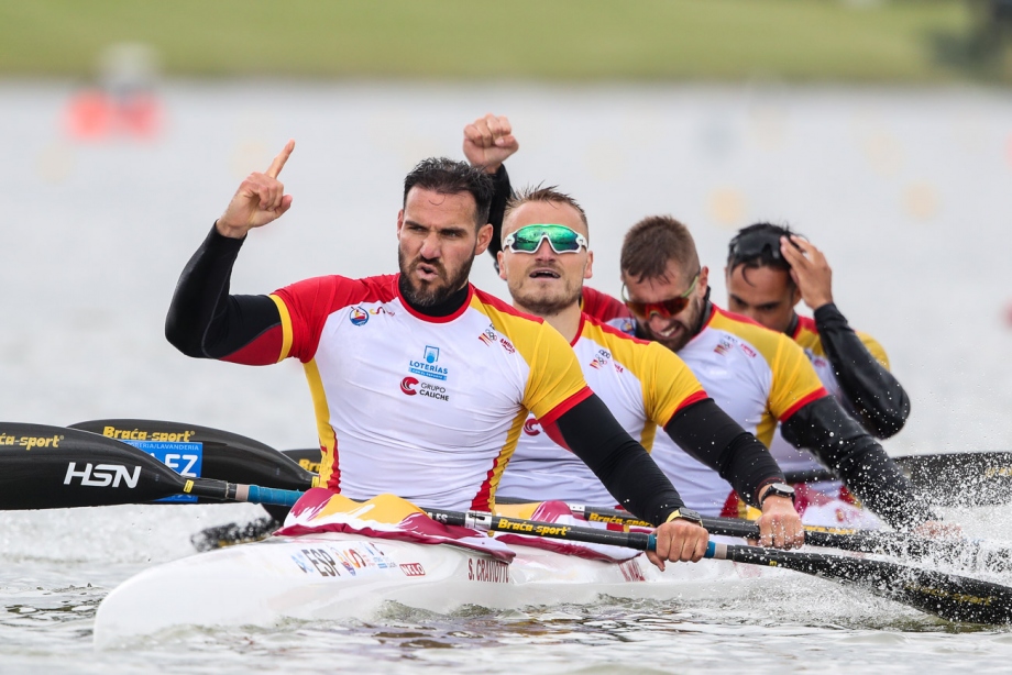 Spain men K4 500 Szeged 2021