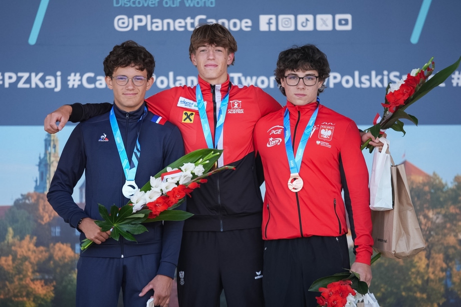 Steinbrenner claimed gold at U23 Canoe Slalom World Championships Steinbrenner krakow canoe slalom