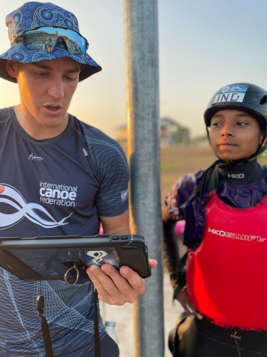 Videos from Olympic medallist motivated the young athletes