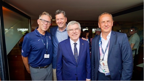 Thomas Konietzko Thomas Bach LA28 ICF IOC