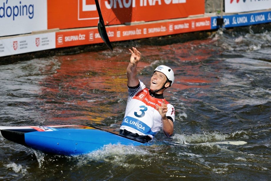 Titouan Castryck France kayak slalom Prague 2025