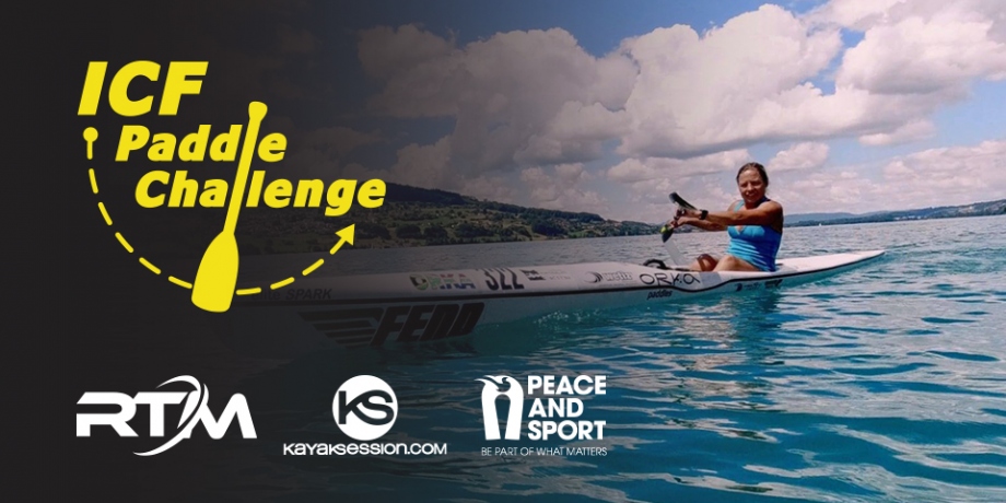 ICF Paddle Challenge Canoe Kayak Virtual Competition Online Entry Rotomond Kayak Session Peace and Sport Charity
