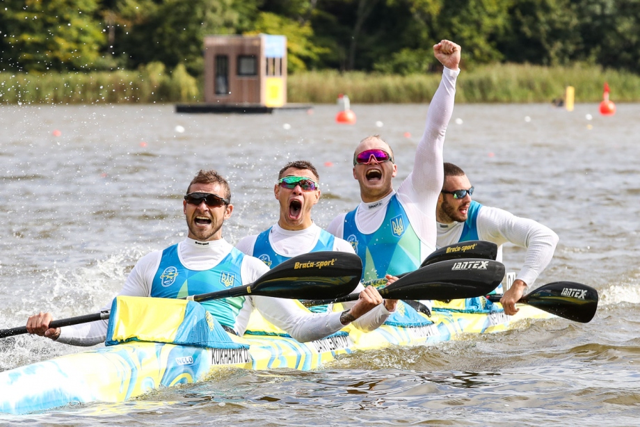 Ukraine K4 500 men Copenhagen 2021