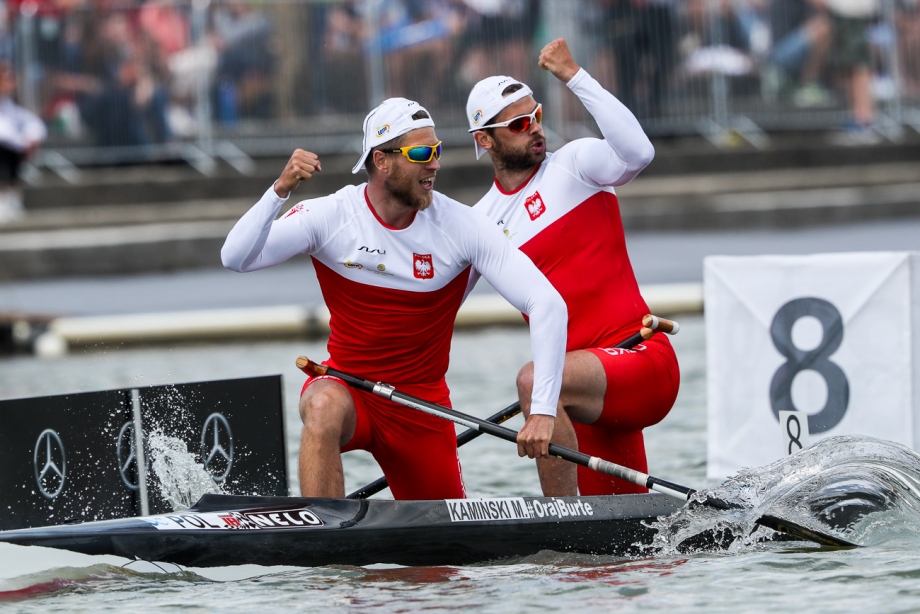 2018 ICF Canoe Sprint World Cup 1 Szeged Hungary V Slominski - M Kaminski POL