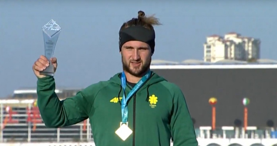 Lithuania <a href='/webservice/athleteprofile/44443' data-id='44443' target='_blank' class='athlete-link'>Vadim Korobov</a> men C1 canoe sprint Super Cup Linyi 2019