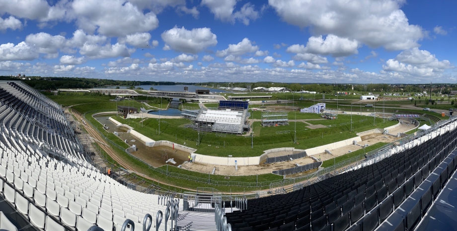 Vaires-sur-Marne Canoe Slalom site visit Paris 2024