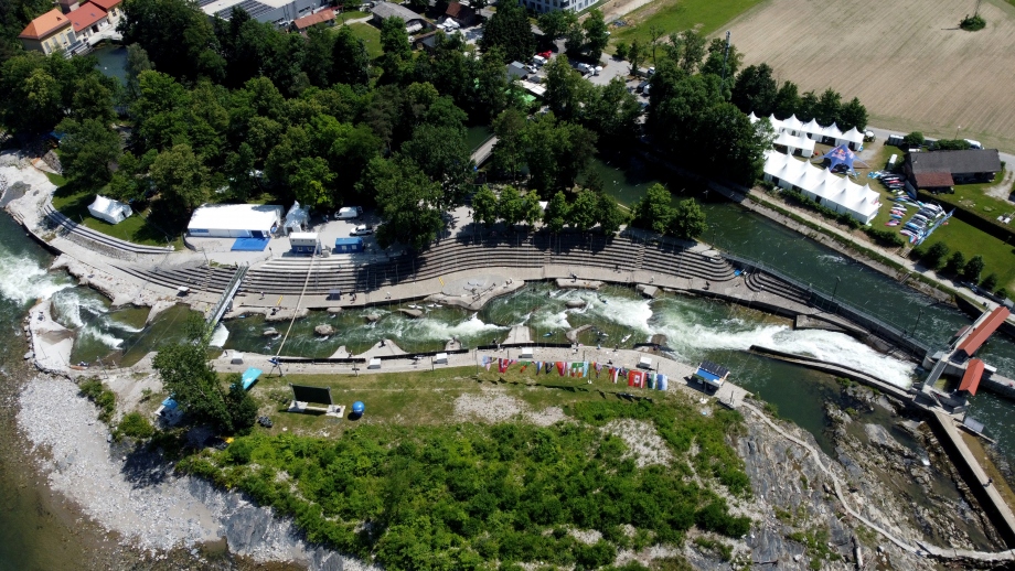 Venue Birds eye view Tacen 